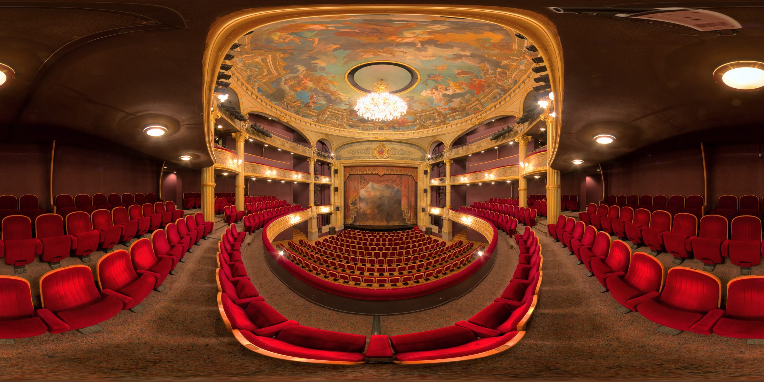 Grand Théâtre d'Angers, vues 360° Equirectangulaires